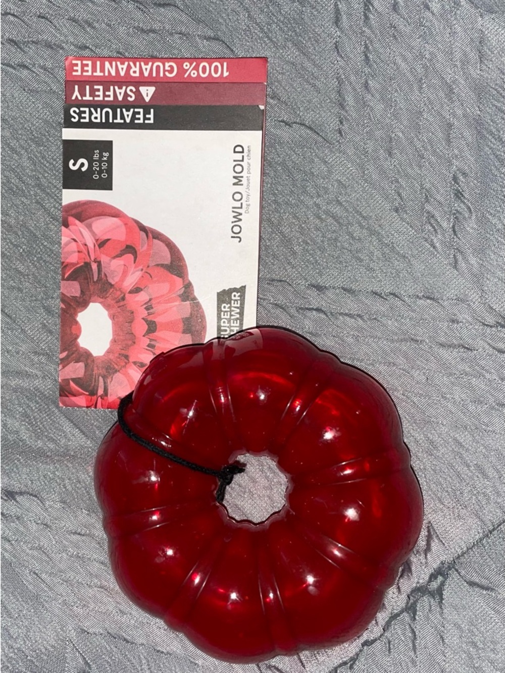 Red Jowlo Mold Dog Toy Super Chewer